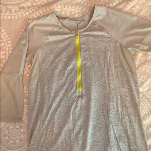 Grey lulu 3/4th sleeve shirt